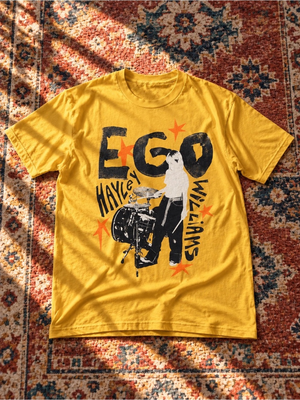 Hayley Williams EGO Graphic T-Shirt Mustard Yellow Unisex